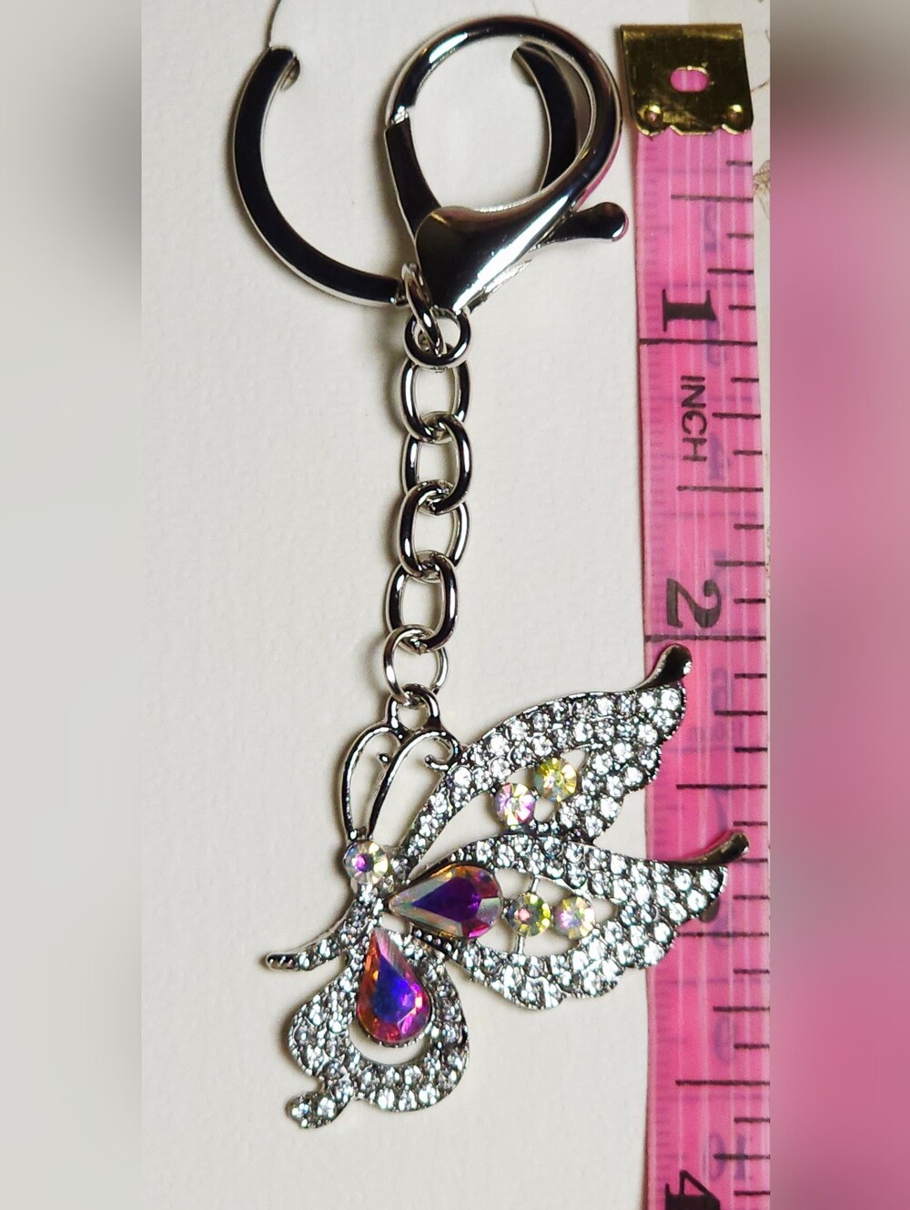 🌟 NWT Crystal Rhinestone Bag Charm & Keychain — Pick Your Style! 🌟 - Picture 7 of 10